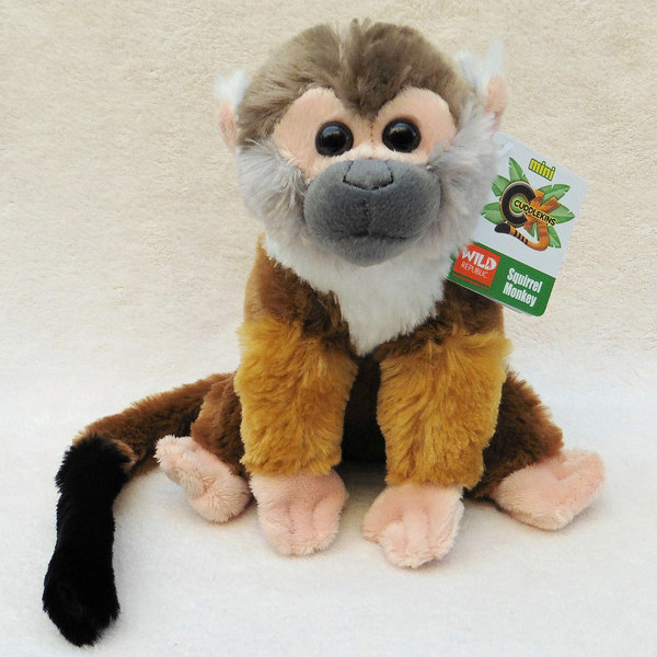Wild Republic Mini Cuddlekins Totenkopfaffe 12303 - Wild Republic Monkey 21cm