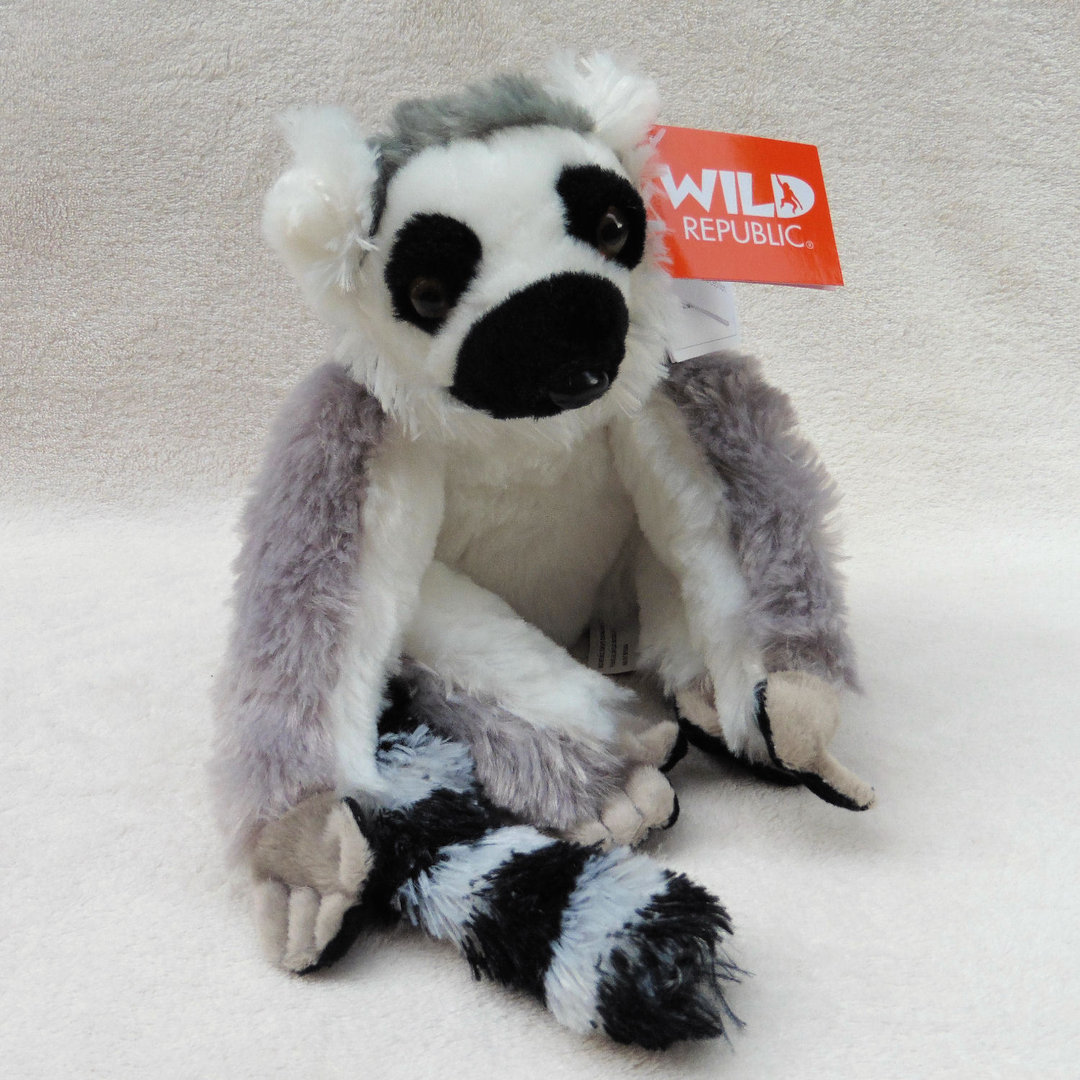 Cuddlekins Kuscheltier Wild Republic 10880 Plüsch Lemur Katta Plüschtier 