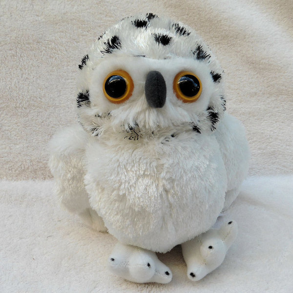 Wild Republic Hug'Ems Owl 19462 - Wild Republic Snowy Owl 18cm