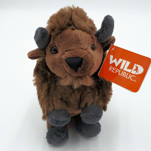 Wild Republic Mini Cuddlekins Bison 10856 - Wild Republic Bison 20cm