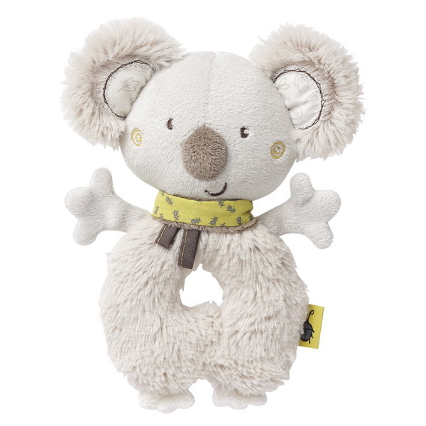 Fehn Australia collection Soft Ring Rattle Koala 064049 - Fehn Koala Soft Ring Rattle 13cm
