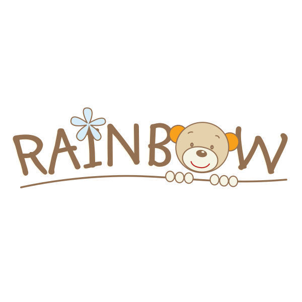 Fehn Serie Rainbow Schmusetuch Teddy 160307 - Fehn Teddy Schnuffeltuch 25cm