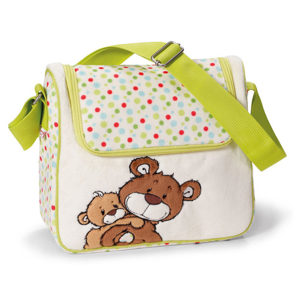 NICI Kindergarten Bag Bear-Brothers 41515 - Classic Bear Shoulder Bag 26x24cm