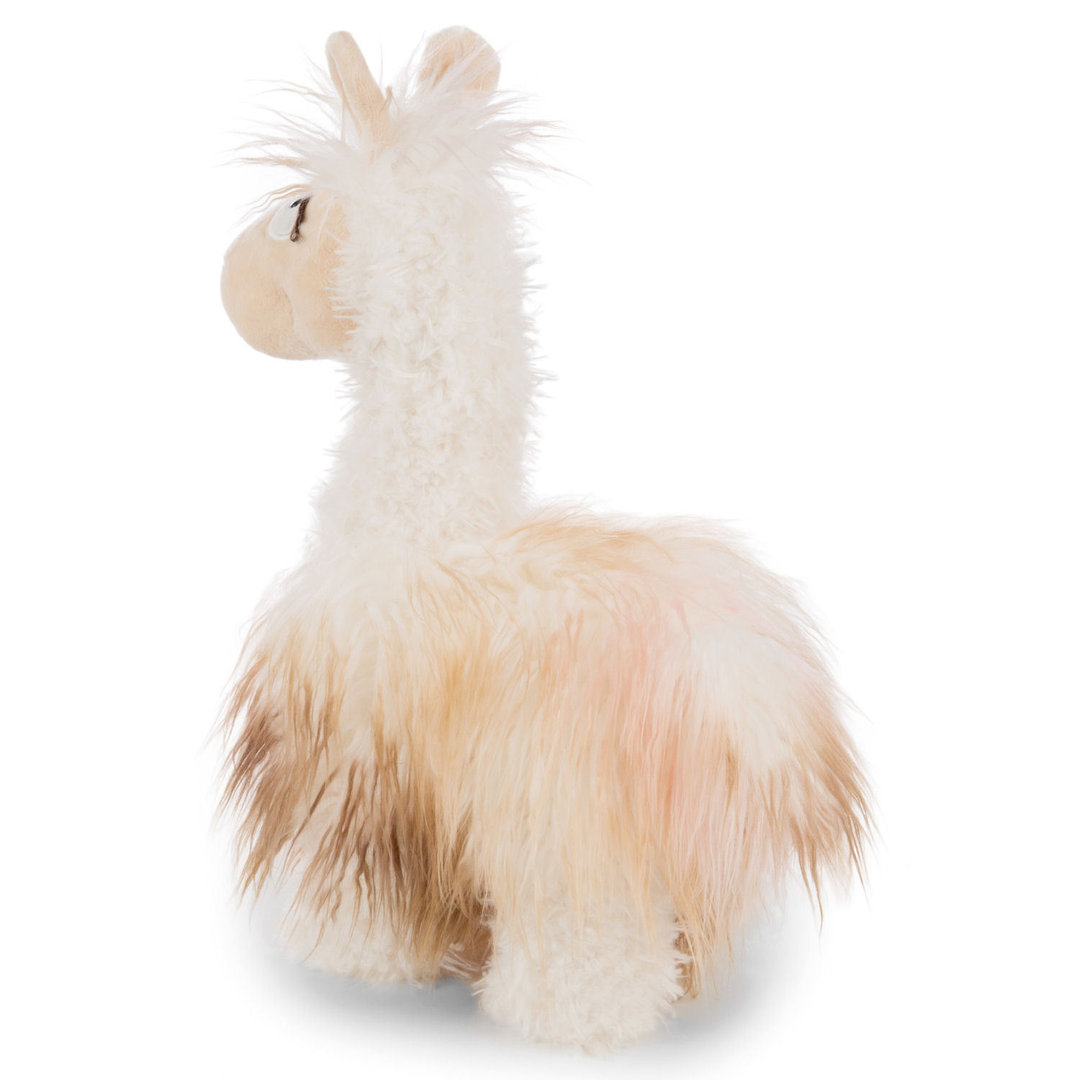 Nici weißes Lama Flokatina Stofftier Plüsch 32 cm stehend soft toy plush 