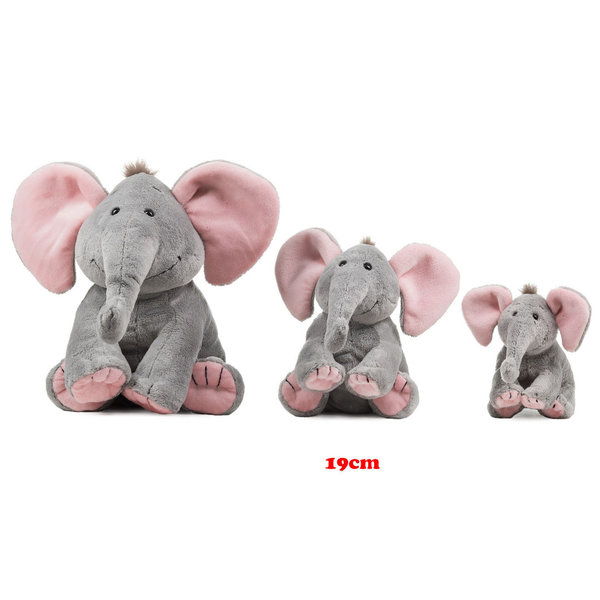 Schaffer Stofftier, Kuscheltier, Schaffer Elefant Babysugar rose 5192 - 19cm