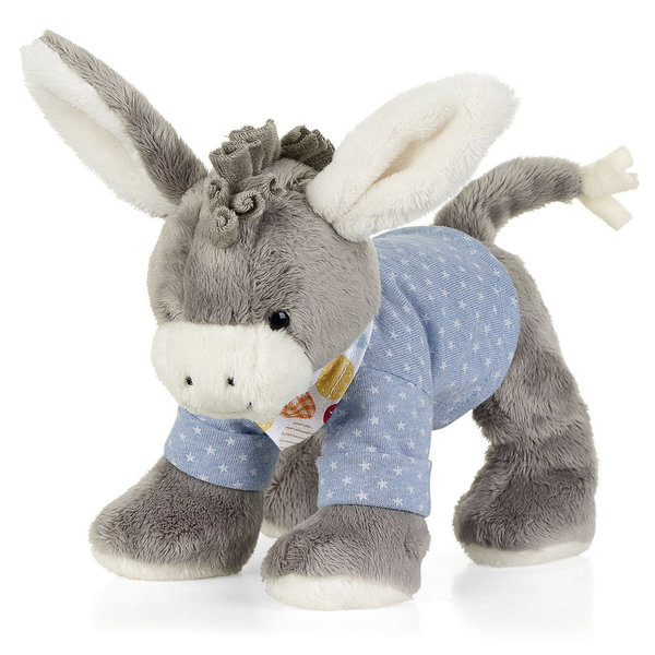 Sterntaler Soft toy Emmi 3002000 - Sterntaler cuddly toy donkey with rattle 20cm