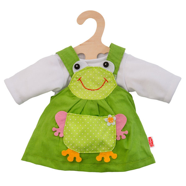 Heless Frog Dress, 2-pieces 1488 - Heless Dolls Clothing Size 28-35cm