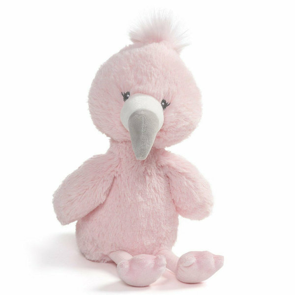 Baby GUND Toothpick Flamingo 6055526 - GUND cuddly plush flamingo 25cm