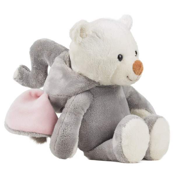 Schaffer Kuscheltier Hoodie-Bär Elefant 5723 - Schaffer TeddyFant rosé 27cm
