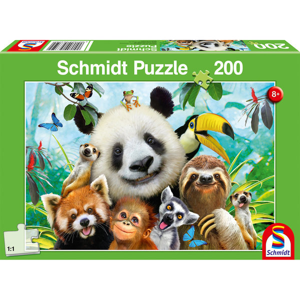 Schmidt Spiele Kinderpuzzle "Einfach tierisch" 56359 - Schmidt Puzzle 200 Teile